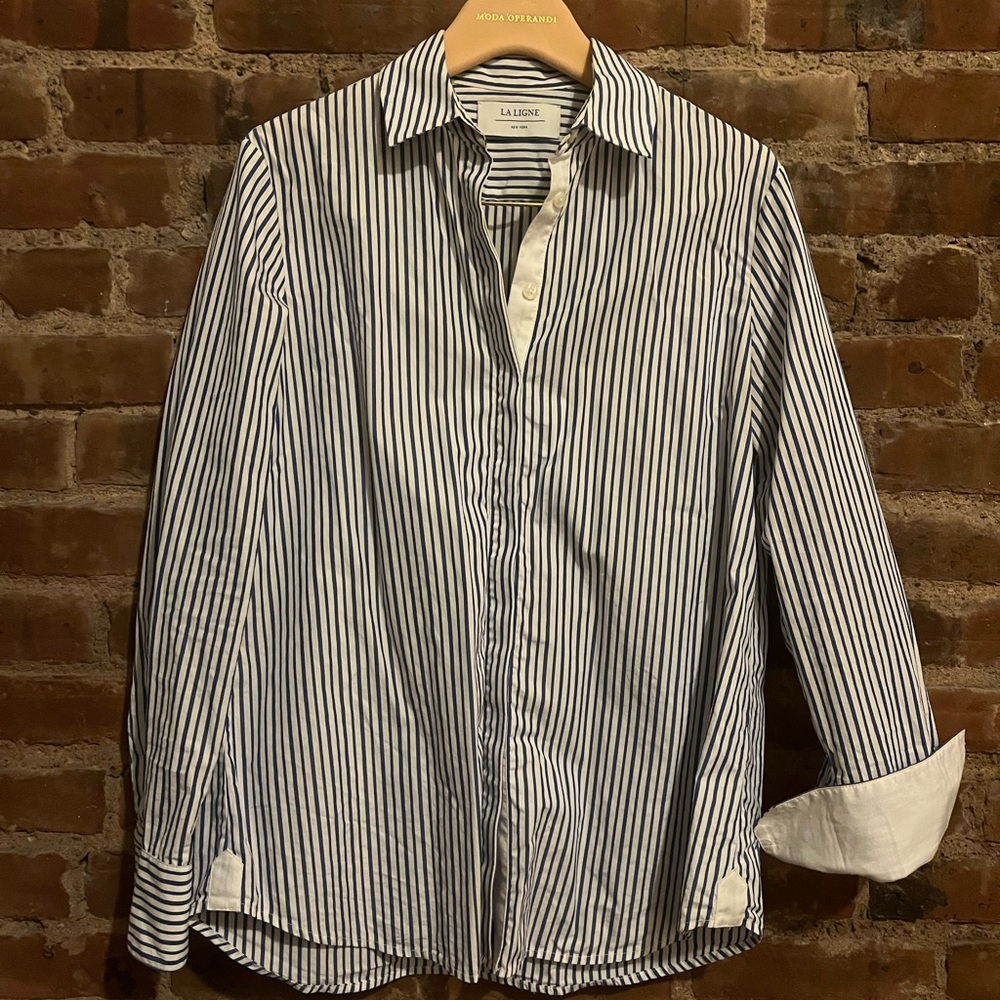 La Ligne Striped, Button Down